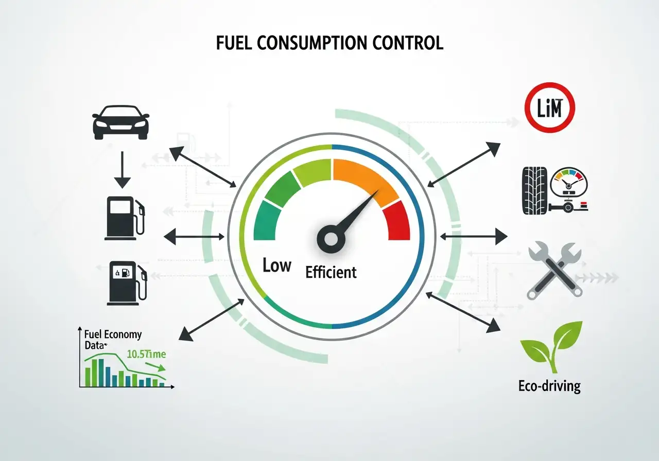 Система контроля топлива на грузовом автомобиле